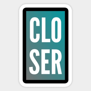 Closer Logo Shirt Sticker